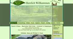 Desktop Screenshot of pension-pritzl.de